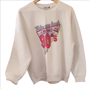 Take Me Back To The 90s Graphic Sweatshirt